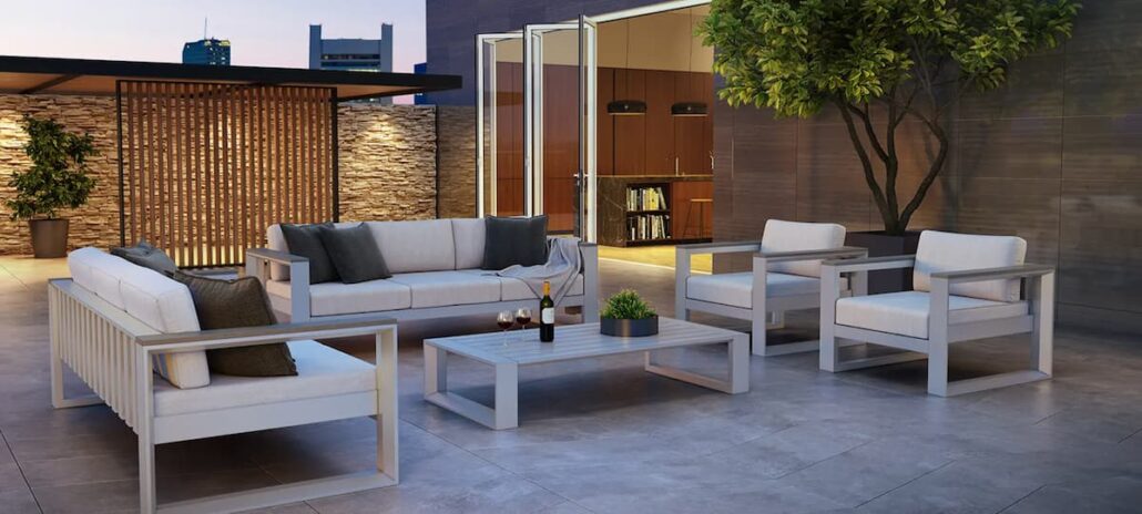 La guida definitiva ai mobili per esterni in alluminio fuso