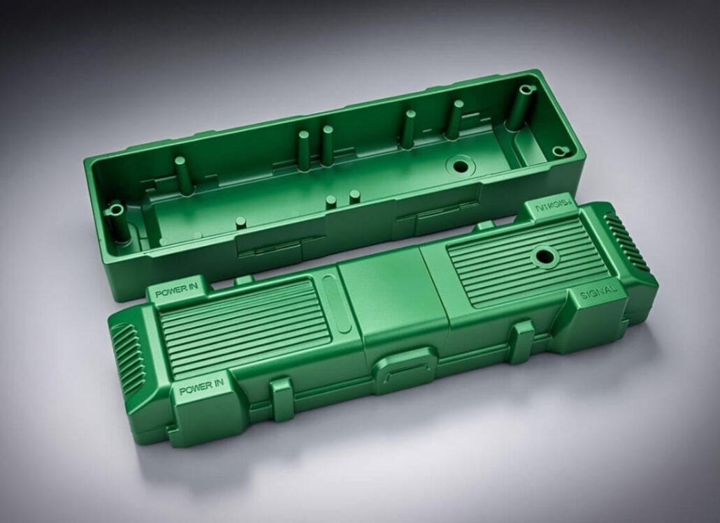 Green Powder coating