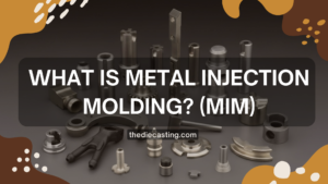 Close-up display of precision metal components manufactured via Metal Injection Molding (MIM) showcasing intricate gears and custom industrial parts