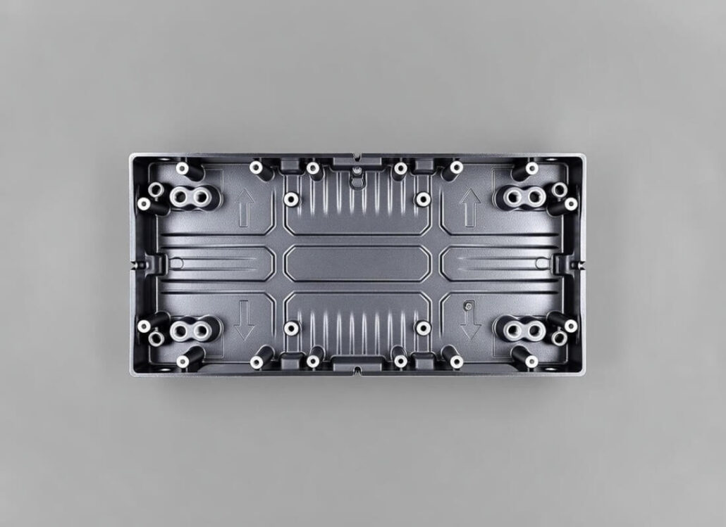 powder coated die casting